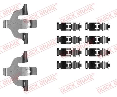 OJD Quick Brake 109-0030 - Piederumu komplekts, Disku bremžu uzlikas www.autospares.lv