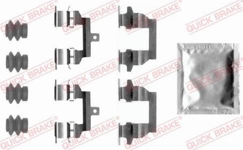 OJD Quick Brake 109-0026 - Accessory Kit for disc brake Pads www.autospares.lv