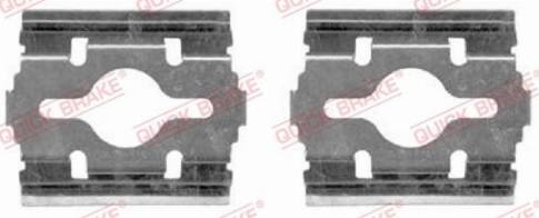 OJD Quick Brake 109-1657 - Piederumu komplekts, Disku bremžu uzlikas www.autospares.lv