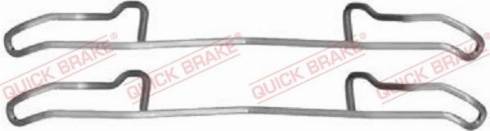 OJD Quick Brake 1091100 - Piederumu komplekts, Disku bremžu uzlikas www.autospares.lv