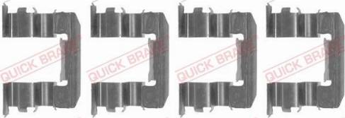 OJD Quick Brake 109-1184 - Accessory Kit for disc brake Pads www.autospares.lv