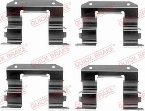 OJD Quick Brake 109-1182 - Accessory Kit for disc brake Pads www.autospares.lv