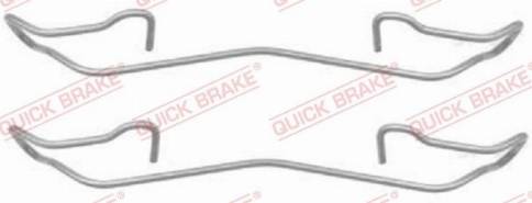 OJD Quick Brake 1091187 - Accessory Kit for disc brake Pads www.autospares.lv