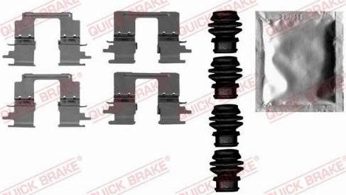 OJD Quick Brake 109-1896 - Piederumu komplekts, Disku bremžu uzlikas www.autospares.lv