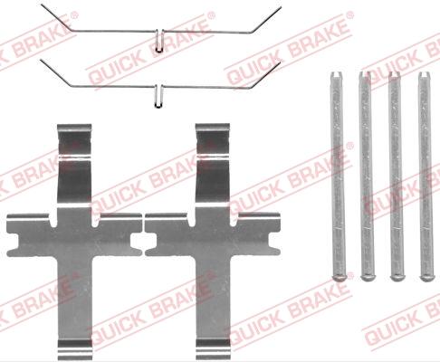 OJD Quick Brake 1091819 - Piederumu komplekts, Disku bremžu uzlikas www.autospares.lv