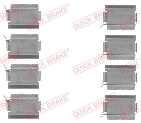 OJD Quick Brake 109-1820 - Piederumu komplekts, Disku bremžu uzlikas www.autospares.lv