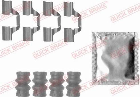 OJD Quick Brake 1091827 - Accessory Kit for disc brake Pads www.autospares.lv