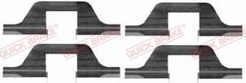 OJD Quick Brake 1091263 - Accessory Kit for disc brake Pads www.autospares.lv