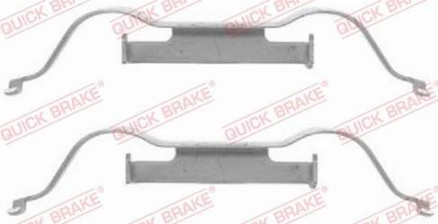 OJD Quick Brake 1091288 - Piederumu komplekts, Disku bremžu uzlikas www.autospares.lv