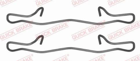 OJD Quick Brake 1091755 - Accessory Kit for disc brake Pads www.autospares.lv