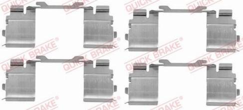 OJD Quick Brake 109-1730 - Piederumu komplekts, Disku bremžu uzlikas www.autospares.lv