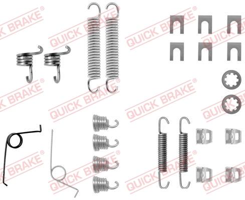 OJD Quick Brake 105-0545 - Piederumu komplekts, Bremžu loki www.autospares.lv