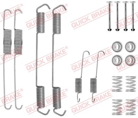 OJD Quick Brake 1050689 - Piederumu komplekts, Bremžu loki www.autospares.lv