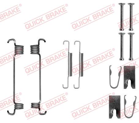 OJD Quick Brake 1050875 - Piederumu komplekts, Stāvbremzes mehānisma bremžu loks www.autospares.lv