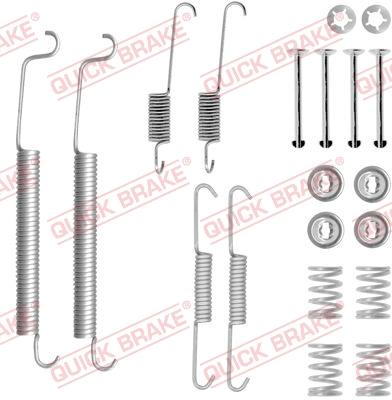 OJD Quick Brake 1050756 - Accessory Kit, brake shoes www.autospares.lv