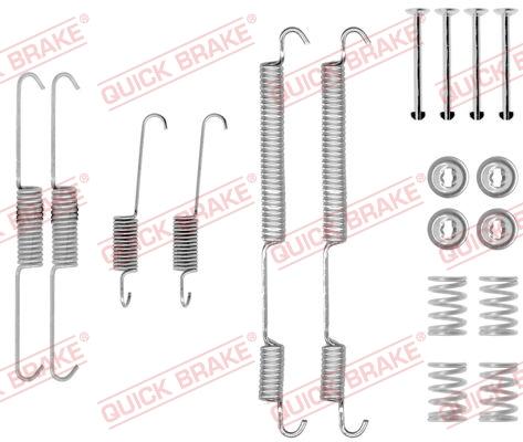 OJD Quick Brake 1050753 - Piederumu komplekts, Bremžu loki www.autospares.lv