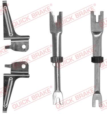 OJD Quick Brake 102 53 006 - Bremžu uzliku kompl., Disku bremzes www.autospares.lv