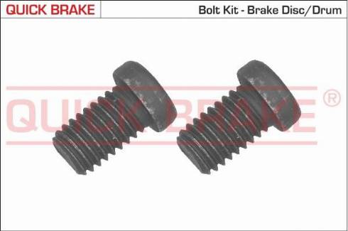 OJD Quick Brake 11668K - Skrūve, Bremžu disks www.autospares.lv