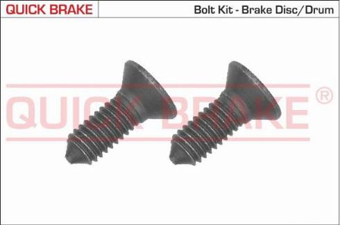 OJD Quick Brake 11667K - Skrūve, Bremžu disks www.autospares.lv