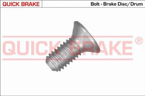 OJD Quick Brake 11671 - Skrūve, Bremžu suports www.autospares.lv