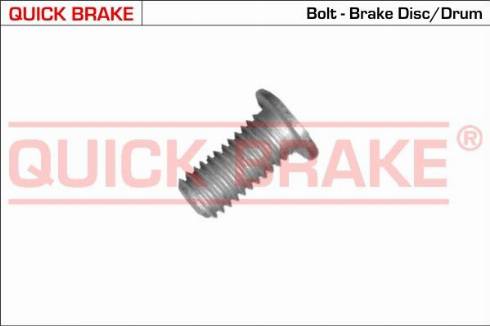 OJD Quick Brake 11672 - Skrūve, Bremžu suports www.autospares.lv