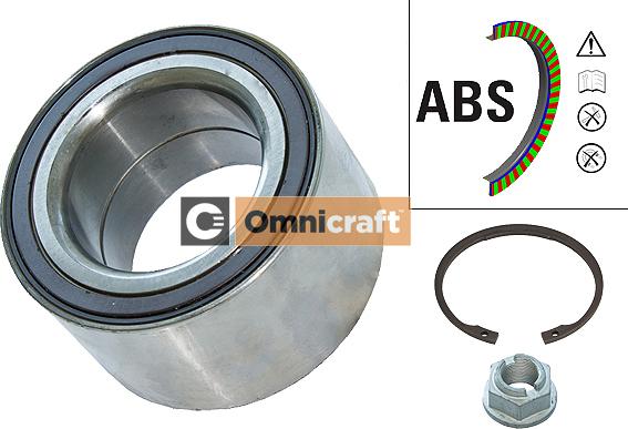 Omnicraft 2466966 - Wheel hub, bearing Kit www.autospares.lv