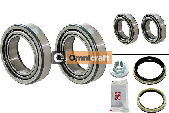 Omnicraft 2466592 - Подшипник ступицы колеса, комплект www.autospares.lv