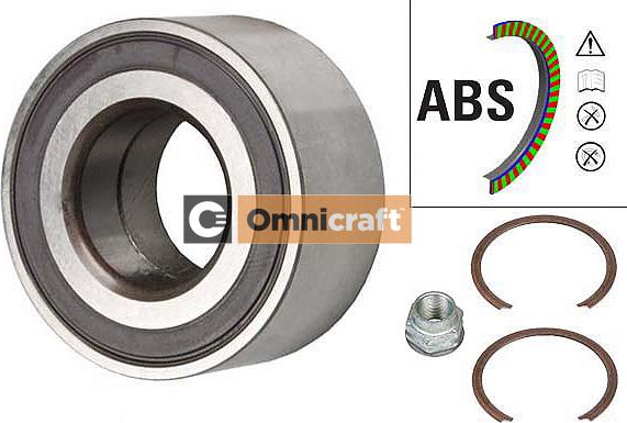 Omnicraft 2466569 - Wheel hub, bearing Kit www.autospares.lv