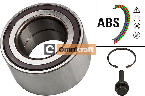 Omnicraft 2466585 - Wheel hub, bearing Kit www.autospares.lv