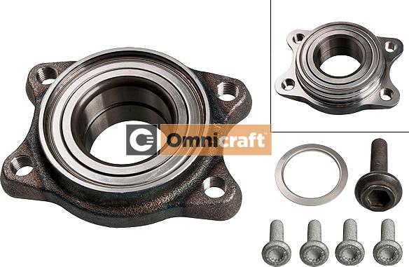 Omnicraft 2466581 - Подшипник ступицы колеса, комплект www.autospares.lv