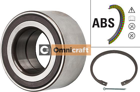 Omnicraft 2466604 - Wheel hub, bearing Kit www.autospares.lv