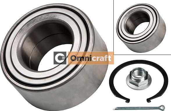 Omnicraft 2466612 - Подшипник ступицы колеса, комплект www.autospares.lv