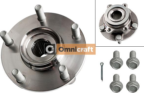 Omnicraft 2466800 - Подшипник ступицы колеса, комплект www.autospares.lv