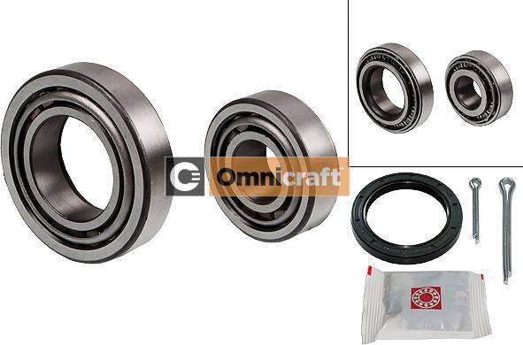 Omnicraft 2466818 - Подшипник ступицы колеса, комплект www.autospares.lv