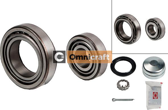 Omnicraft 2466380 - Подшипник ступицы колеса, комплект www.autospares.lv