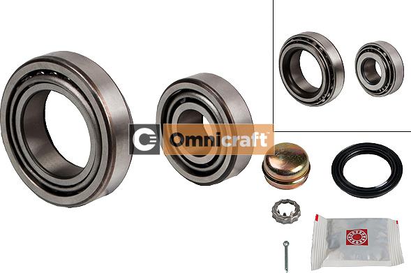 Omnicraft 2466378 - Подшипник ступицы колеса, комплект www.autospares.lv