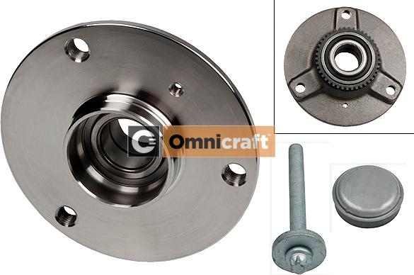 Omnicraft 2466744 - Подшипник ступицы колеса, комплект www.autospares.lv