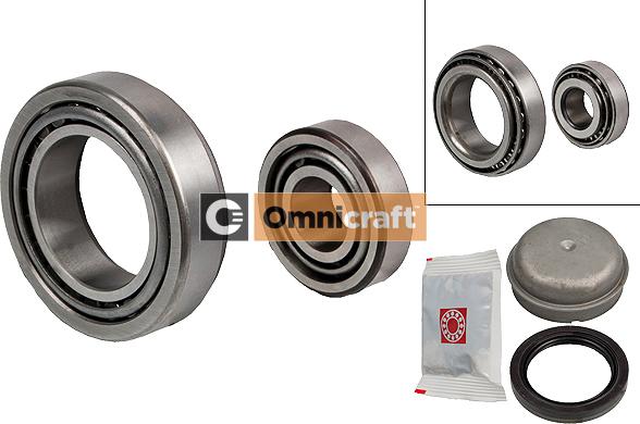 Omnicraft 2466750 - Подшипник ступицы колеса, комплект www.autospares.lv