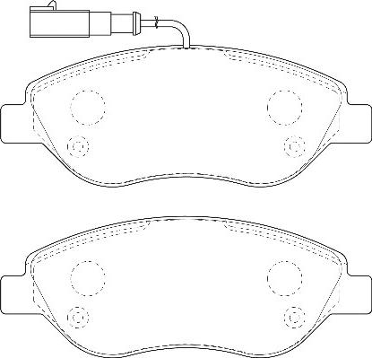 Omnicraft 2134990 - Bremžu uzliku kompl., Disku bremzes www.autospares.lv