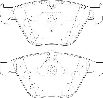 Omnicraft 2134946 - Brake Pad Set, disc brake www.autospares.lv