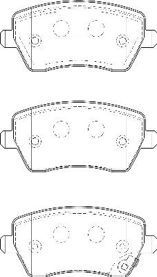 Omnicraft 2134940 - Brake Pad Set, disc brake www.autospares.lv