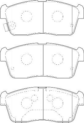 Omnicraft 2134950 - Brake Pad Set, disc brake www.autospares.lv