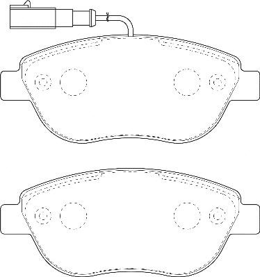 Omnicraft 2134914 - Тормозные колодки, дисковые, комплект www.autospares.lv