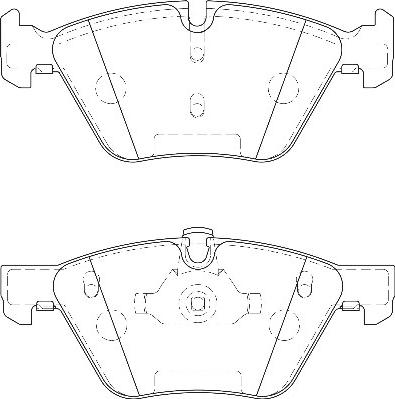 Omnicraft 2134912 - Brake Pad Set, disc brake www.autospares.lv