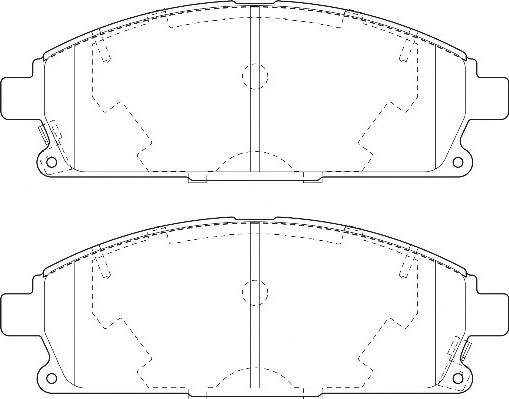 Omnicraft 2134984 - Bremžu uzliku kompl., Disku bremzes autospares.lv