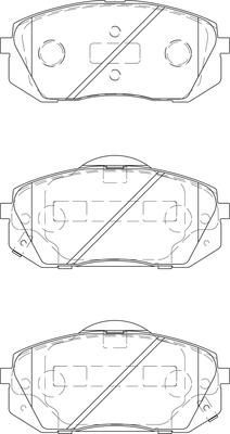 Omnicraft 2134976 - Bremžu uzliku kompl., Disku bremzes autospares.lv