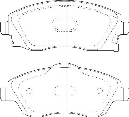 Omnicraft 2134898 - Brake Pad Set, disc brake www.autospares.lv