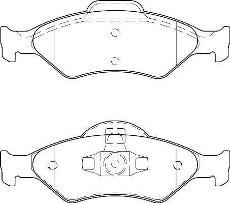 Omnicraft 2134864 - Bremžu uzliku kompl., Disku bremzes autospares.lv