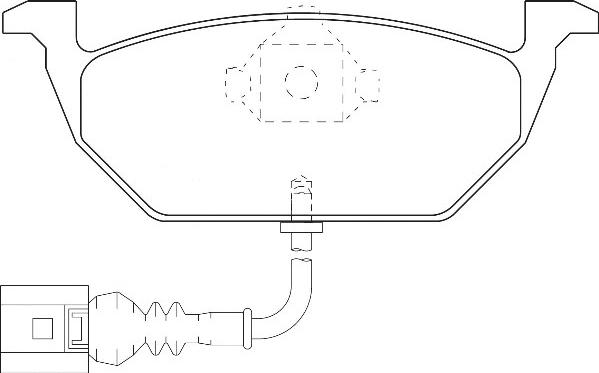 Omnicraft 2134835 - Bremžu uzliku kompl., Disku bremzes www.autospares.lv