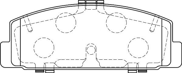 Omnicraft 2135596 - Bremžu uzliku kompl., Disku bremzes www.autospares.lv